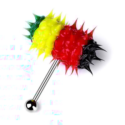 1 bucată din oțel chirurgical inel vibrator pentru limbă 16G inel piercing limbă vibrator pentru piercing limbă bijuterii pentru corp Lengua Fashion