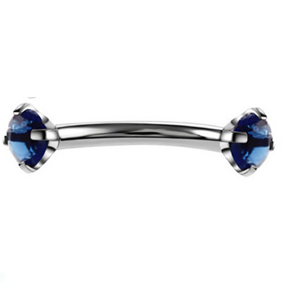 1/2 buc. inel de piercing pentru sprâncene de cristal 16G filet intern curbat mreană piercing pentru sprâncene bijuterii Piercing la limbă ochi de șarpe lot