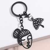 Slatki emajlirani privjesak za ključeve Ženske djevojke Privjesak za ključeve Suknja Privjesci za žene Privjesak za torbicu Ključevi od auta DIY Nakit Pokloni