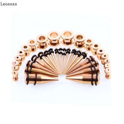 Leosoxs 316 oțel inoxidabil canal conic auricul evazat 36 buc/lot set combinație modele de explozie fierbinte