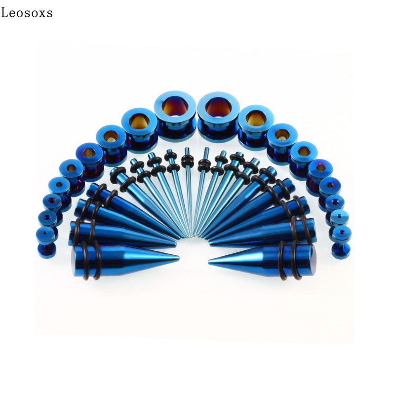 Leosoxs 316 oțel inoxidabil canal conic auricul evazat 36 buc/lot set combinație modele de explozie fierbinte