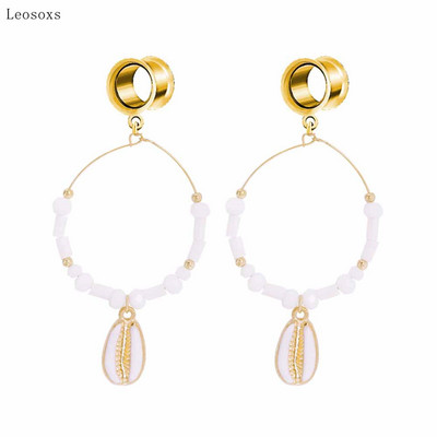 Leosoxs 2 bucăți litere de personalitate europeană și americană agrafă frunze triunghi pandantiv bijuterii piercing pentru ureche