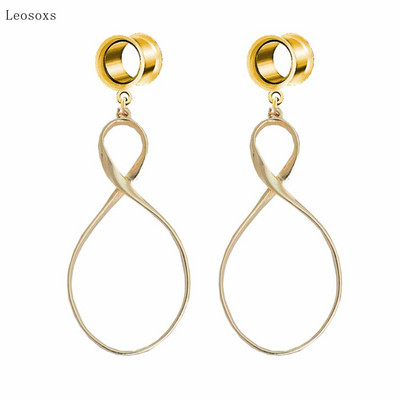 Leosoxs 2 bucăți Fashion Sweet Love Pearl Geometric Pony Swallow Pandantiv Ureche Expansiune Piercing Bijuterii