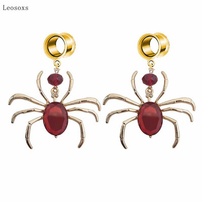 Leosoxs 2 bucăți Fashion Sweet Love Pearl Geometric Pony Swallow Pandantiv Ureche Expansiune Piercing Bijuterii