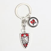 Punk Email Kechain Liliac Înger Knight Breloc Breloc Inimă Frânta Breloc Cadouri Suvenir pentru Femei Bărbați Chei Cay Bijuterii DIY Handmade