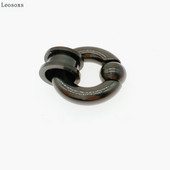 Leosoxs 1 buc Expansor pentru urechi și inele pentru nas din oțel inoxidabil Barbele circulare Închidere inel pentru nas Buze Sprâncene Piercing Bijuterii