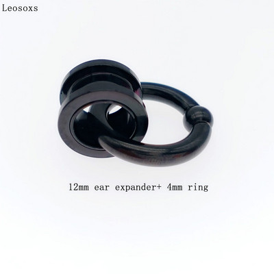 Leosoxs 1 buc Expansor pentru urechi și inele pentru nas din oțel inoxidabil Barbele circulare Închidere inel pentru nas Buze Sprâncene Piercing Bijuterii