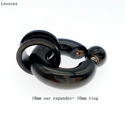 Leosoxs 1 buc Expansor pentru urechi și inele pentru nas din oțel inoxidabil Barbele circulare Închidere inel pentru nas Buze Sprâncene Piercing Bijuterii