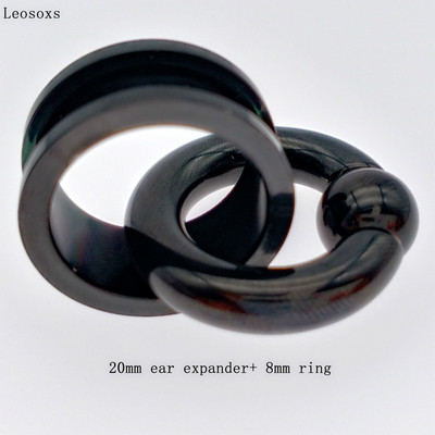 Leosoxs 1 buc Expansor pentru urechi și inele pentru nas din oțel inoxidabil Barbele circulare Închidere inel pentru nas Buze Sprâncene Piercing Bijuterii