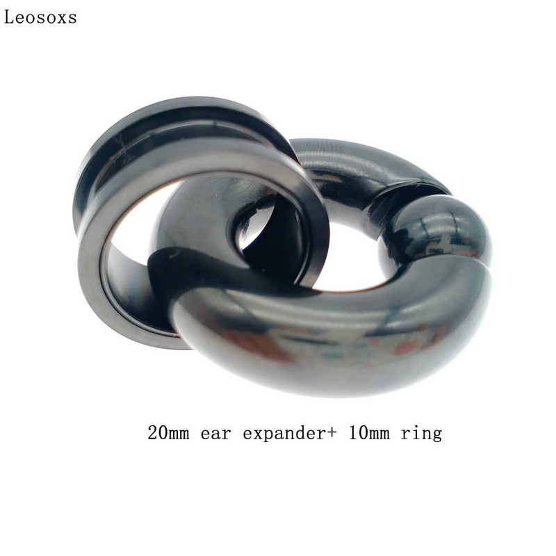 Leosoxs 1 buc Expansor pentru urechi și inele pentru nas din oțel inoxidabil Barbele circulare Închidere inel pentru nas Buze Sprâncene Piercing Bijuterii