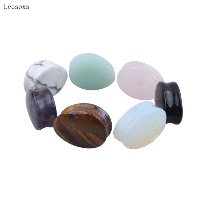 Leosoxs 2 buc. Produs nou fierbinte piatra picătură de apă auricul 5-25mm bijuterii piercing