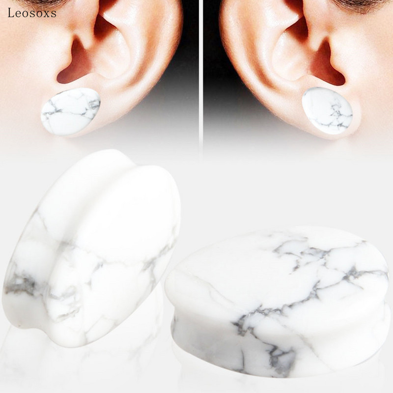 Leosoxs 2 buc. Produs nou fierbinte piatra picătură de apă auricul 5-25mm bijuterii piercing