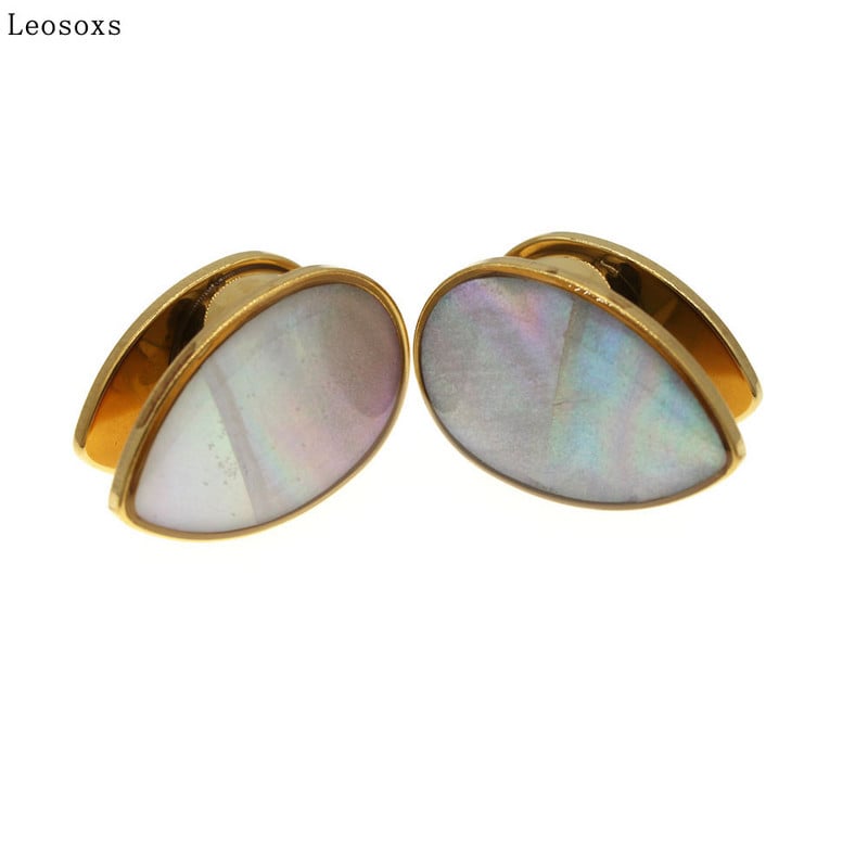 Leosoxs 2 kom/lot Kapljice za vodu od nehrđajućeg čelika Školjke Tuneli za uši Čepovi Mjerači Ekspander Modni nakit Piercing 6-16 mm