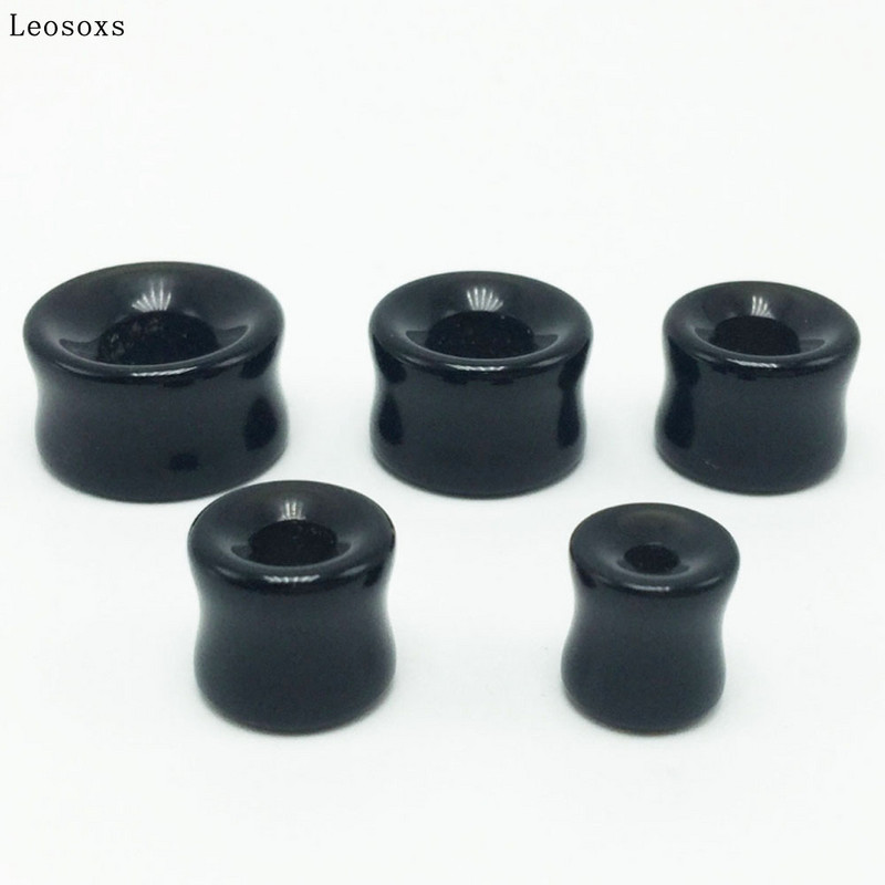 Leosoxs 2 buc Piercing pentru urechi, expansoare 6-18 mm, tuneluri caracteristice pentru urechi, dopuri, piercing, bijuterii de modă