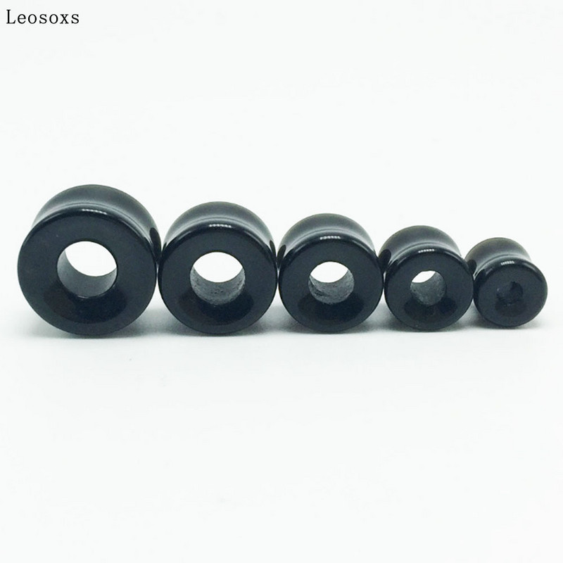 Leosoxs 2 buc Piercing pentru urechi, expansoare 6-18 mm, tuneluri caracteristice pentru urechi, dopuri, piercing, bijuterii de modă