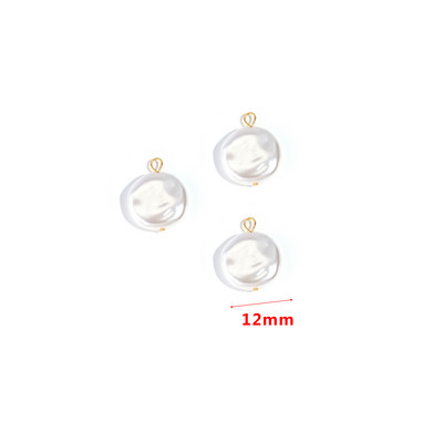 10 bucăți de perle de imitație din oțel inoxidabil Accesorii pentru farmece pentru cercei, colier, brățări, bijuterii.