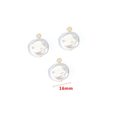 10 bucăți de perle de imitație din oțel inoxidabil Accesorii pentru farmece pentru cercei, colier, brățări, bijuterii.