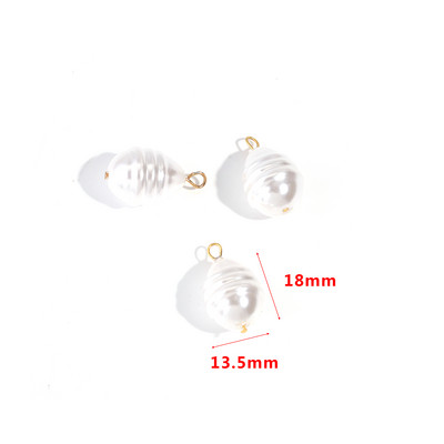 10 bucăți de perle de imitație din oțel inoxidabil Accesorii pentru farmece pentru cercei, colier, brățări, bijuterii.