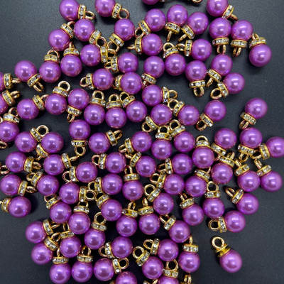 NOU DIY 20 buc 8 MM Mini culoare acrilice perle pandantiv margele farmec cercei ornamente piese de bijuterii