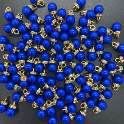 NOU DIY 20 buc 8 MM Mini culoare acrilice perle pandantiv margele farmec cercei ornamente piese de bijuterii