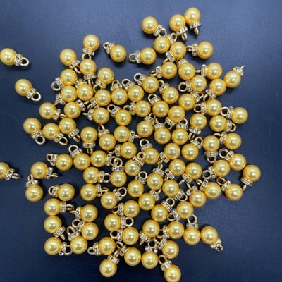 NOU DIY 20 buc 8 MM Mini culoare acrilice perle pandantiv margele farmec cercei ornamente piese de bijuterii