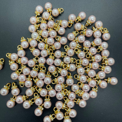 NOU DIY 20 buc 8 MM Mini culoare acrilice perle pandantiv margele farmec cercei ornamente piese de bijuterii