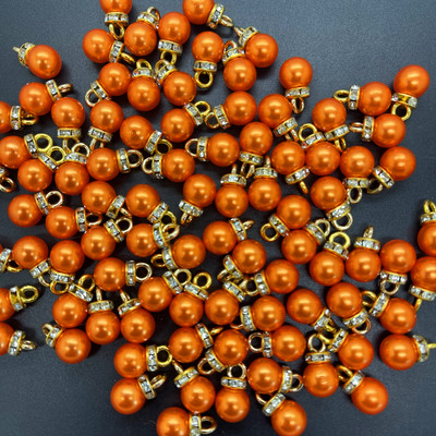 NOU DIY 20 buc 8 MM Mini culoare acrilice perle pandantiv margele farmec cercei ornamente piese de bijuterii