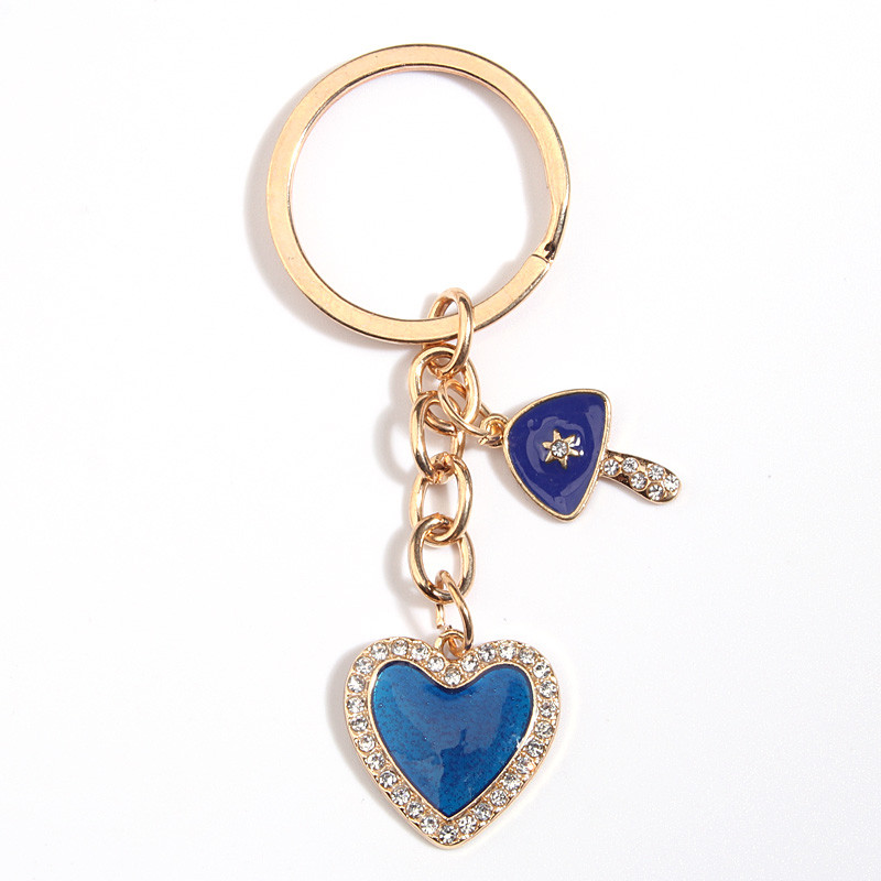 Breloc drăguț ciupercă inimă cristal breloc breloc emailat cadouri suvenir pentru femei bărbați accesoriu geantă bijuterii DIY
