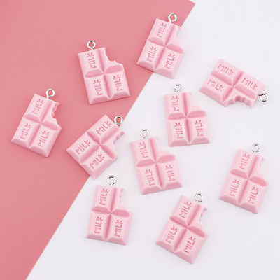 10 tk Vaigu šokolaadi võlu magustoidu amuletid kaelakee jaoks käevõru kõrvarõngas isetehtud ehete tegemine tarvikute võtmehoidja leiud