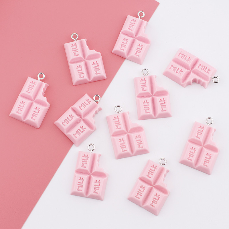 10 tk Vaigu šokolaadi võlu magustoidu amuletid kaelakee jaoks käevõru kõrvarõngas isetehtud ehete tegemine tarvikute võtmehoidja leiud