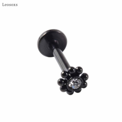 Leosoxs 1 buc exploziv produs nou floarea soarelui multifuncțional buze unghii ureche os unghii piercing bijuterii