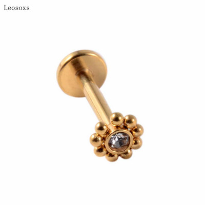 Leosoxs 1 buc exploziv produs nou floarea soarelui multifuncțional buze unghii ureche os unghii piercing bijuterii