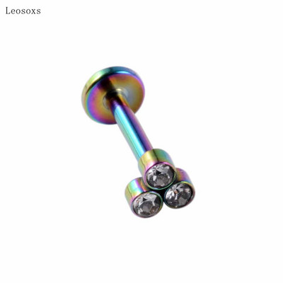 Leosoxs 1 buc exploziv produs nou floarea soarelui multifuncțional buze unghii ureche os unghii piercing bijuterii