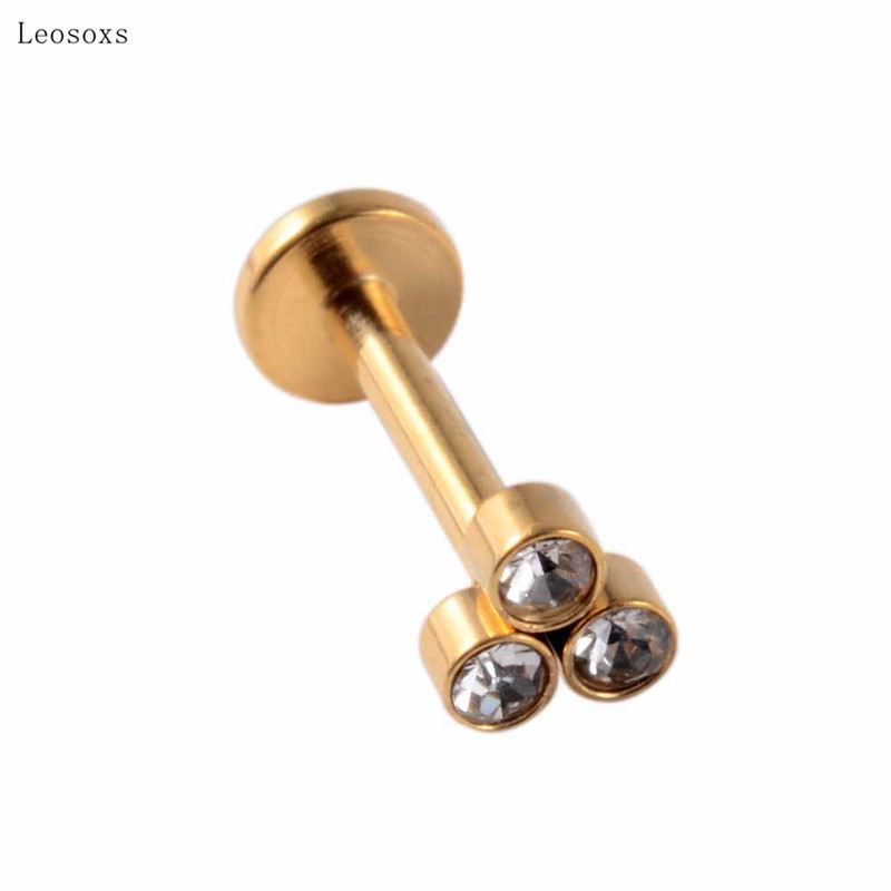 Leosoxs 1 buc exploziv produs nou floarea soarelui multifuncțional buze unghii ureche os unghii piercing bijuterii