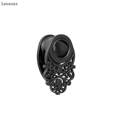 Leosoxs New Saddle Ear Tunnel Plug Piercing Ring Expander Mjerači za uši 1 par modnog nakita za piercing od nehrđajućeg čelika 6-30 mm