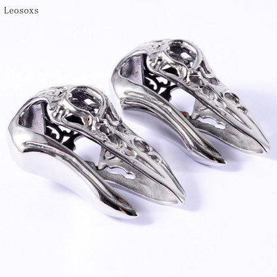 Leosoxs 2 buc. Bijuterii pentru piercing pentru ureche, din oțel inoxidabil, cu cap de pasăre pentru ureche.