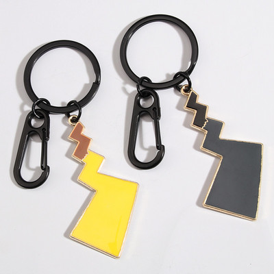 Μπρελόκ με ουρά μπρελόκ με σμάλτο καρτούν Μπρελόκ Κεραυνός Μπρελόκ Αναμνηστικά Δώρα για Γυναίκες Ανδρικές τσάντες Αξεσουάρ DIY Δώρα κοσμημάτων