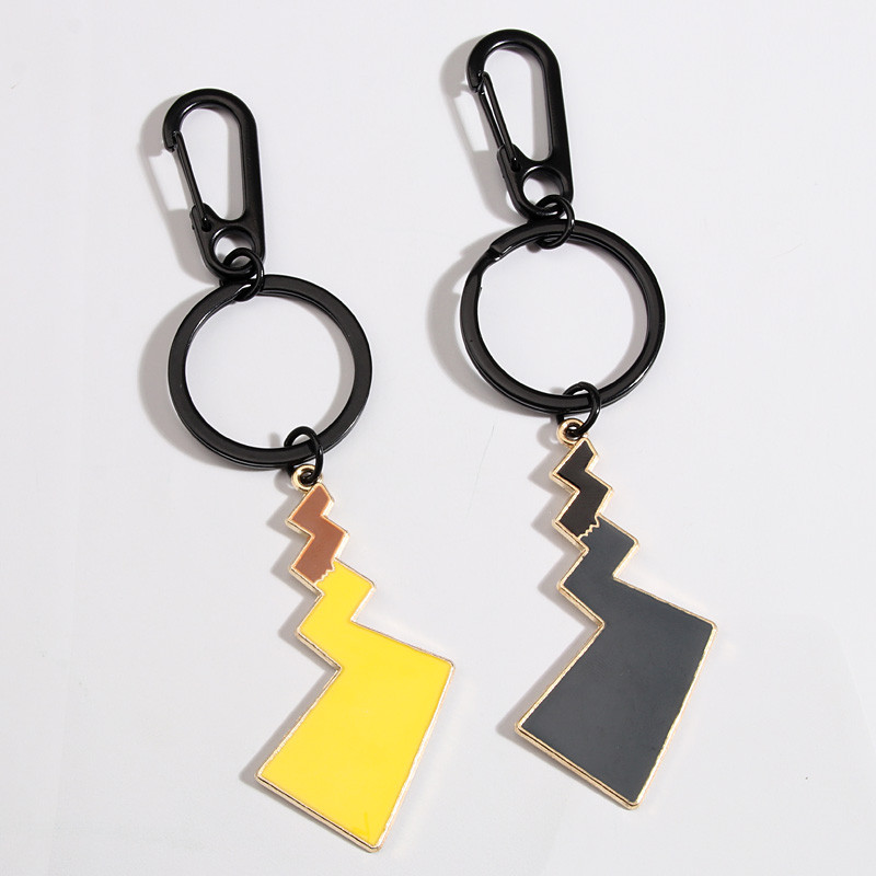 Μπρελόκ με ουρά μπρελόκ με σμάλτο καρτούν Μπρελόκ Κεραυνός Μπρελόκ Αναμνηστικά Δώρα για Γυναίκες Ανδρικές τσάντες Αξεσουάρ DIY Δώρα κοσμημάτων