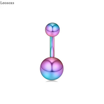 Leosoxs Пръстен за пъпа Нов пиърсинг за човешко тяло Пиърсинг за пъпа от неръждаема стомана