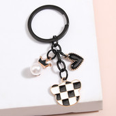 Μπρελόκ με σμάλτο κινουμένων σχεδίων κορώνα μαργαριτάρι καρδιά αρκουδάκι Μπρελόκ Ζώο μπρελόκ για γυναίκες κορίτσια Τσάντα αξεσουάρ DIY Δώρα κοσμημάτων