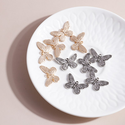 10 τμχ/παρτίδα 30*19 χιλιοστά μοντέρνα γούρια πεταλούδας για DIY κατασκευή βραχιόλια Κρεμαστά κολιέ Χειροποίητα αξεσουάρ κοσμημάτων χειροτεχνίας