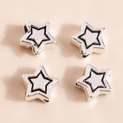 50 de bucăți 17*9 mm la modă, placat cu argint antic, picături de apă, breloc din aliaj metalic, pandantiv cu flori pentru bijuterii DIY, marcare manuală