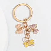 Breloc drăguț emailat, breloc cu libelule colorată, breloc cu animale, cadouri de suvenir pentru femei, bărbați, chei de mașină, bijuterii lucrate manual DIY