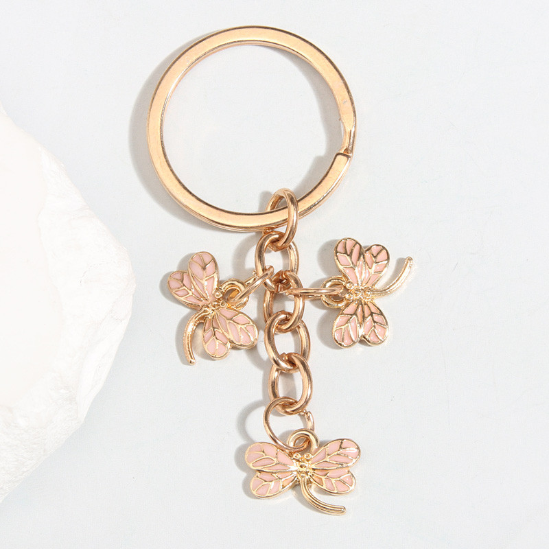 Breloc drăguț emailat, breloc cu libelule colorată, breloc cu animale, cadouri de suvenir pentru femei, bărbați, chei de mașină, bijuterii lucrate manual DIY