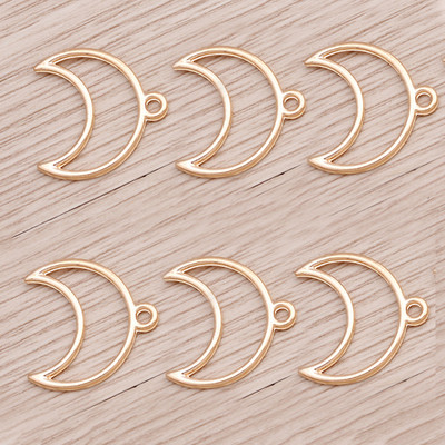 40 τμχ 15*20 χιλιοστά Χρυσό Χρώμα Μεταλλικά Γούρια Lucky Irish Τετράφυλλα μενταγιόν τριφύλλι για κοσμήματα κατασκευής DIY Χειροποίητο κολιέ βραχιόλι