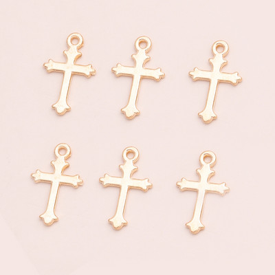 40 τμχ 15*20 χιλιοστά Χρυσό Χρώμα Μεταλλικά Γούρια Lucky Irish Τετράφυλλα μενταγιόν τριφύλλι για κοσμήματα κατασκευής DIY Χειροποίητο κολιέ βραχιόλι