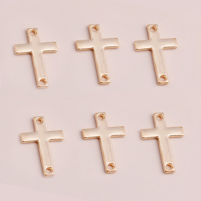 40 τμχ 15*20 χιλιοστά Χρυσό Χρώμα Μεταλλικά Γούρια Lucky Irish Τετράφυλλα μενταγιόν τριφύλλι για κοσμήματα κατασκευής DIY Χειροποίητο κολιέ βραχιόλι