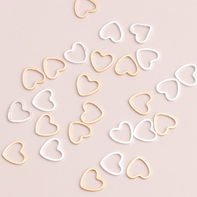 100 komada metalnih željeznih limova golubova križna srca, privjesak, okrugle razmaknice, perle, privjesci za DIY narukvice, ogrlice, ručno izrađeni nakit