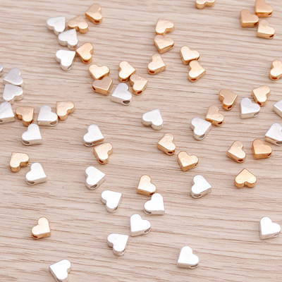 100 komada metalnih željeznih limova golubova križna srca, privjesak, okrugle razmaknice, perle, privjesci za DIY narukvice, ogrlice, ručno izrađeni nakit