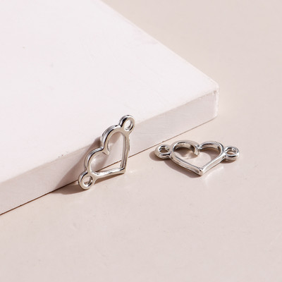 100 komada metalnih željeznih limova golubova križna srca, privjesak, okrugle razmaknice, perle, privjesci za DIY narukvice, ogrlice, ručno izrađeni nakit